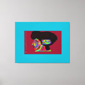 Luna Wolfwoman  キャンバスプリント (正面)