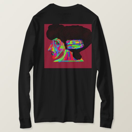 Luna Wolfwoman Long Sleeved Shirt Tシャツ (デザイン裏面)