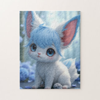 Lunabu in the Blue Blossom Forest Jigsaw Puzzle ジグソーパズル