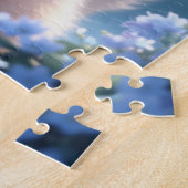 Lunabu in the Blue Flower Garden Jigsaw Puzzle ジグソーパズル (側面)