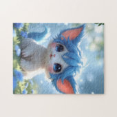 Lunabu in the Blue Meadow Jigsaw Puzzle ジグソーパズル (横)