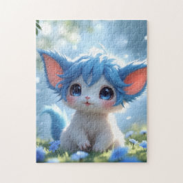 Lunabu in the Blue Meadow Jigsaw Puzzle ジグソーパズル