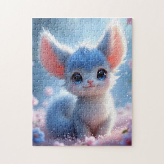 Lunabu in the Cherry Blossom Garden Jigsaw Puzzle ジグソーパズル (縦)