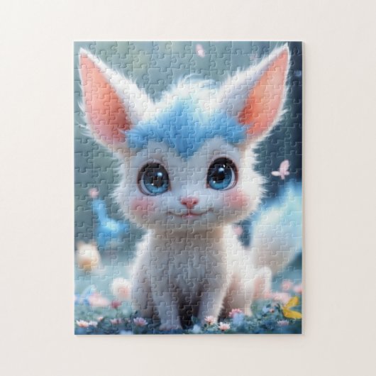 Lunabu in the Magical Butterfly Garden Jigsaw Puzz ジグソーパズル (縦)