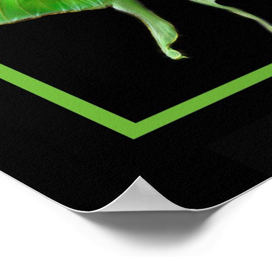 LunaonBlackframeのlunablackvertium ポスター (角)