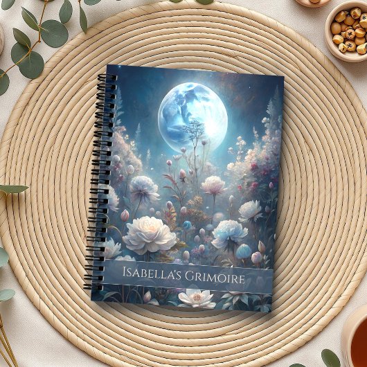 Lunar Bloom Planner – Mystical Floral Moon Journal プランナー手帳