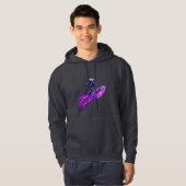 Lunar Drift Skateboard hoodie– Neon Space Streetwe パーカ (正面フル)