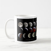 “Lunar eclipse,March 2007” コーヒーマグカップ (左)