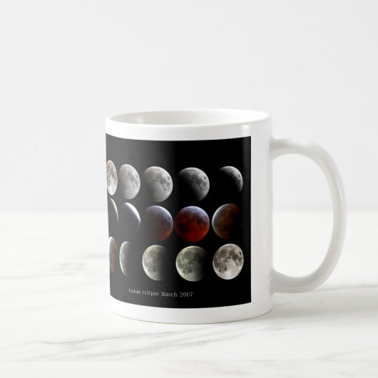“Lunar eclipse,March 2007” コーヒーマグカップ (右)