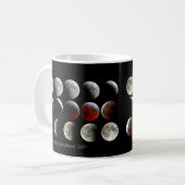 “Lunar eclipse,March 2007” コーヒーマグカップ (正面左)