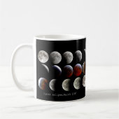 “Lunar eclipse,March 2007” コーヒーマグカップ (左)