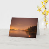 Lunar Eclipse | Victoria, British Columbia カード (黄色い花)