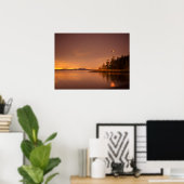 Lunar Eclipse | Victoria, British Columbia ポスター (ホームオフィス)