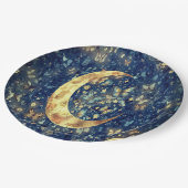 Lunar Glow Celestial Moon ペーパープレート (アングル)