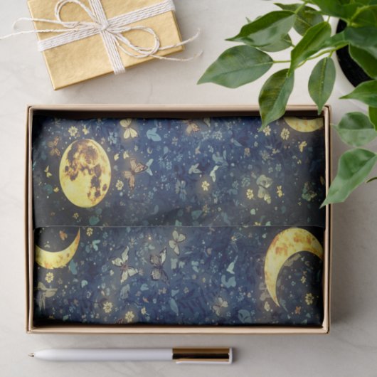 Lunar Glow Cosmic Night Garden 薄葉紙 (ギフト)