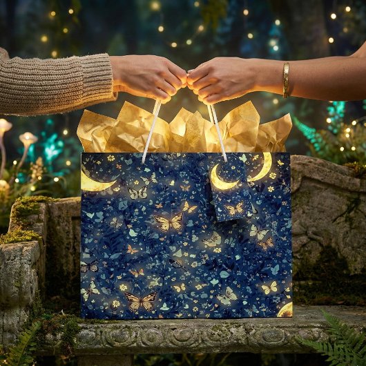 Lunar Glow Magical Moon ラージペーパーバッグ