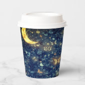 Lunar Glow Midnight Butterflies Party 紙コップ (正面)