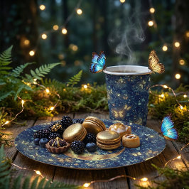 Lunar Glow Midnight Butterflies Party 紙コップ