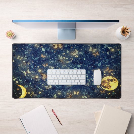 Lunar Glow Midnight Celestial Fantasy デスクマット (オフィス1)