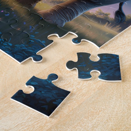 Lunar Guardian Elephant ジグソーパズル (側面)