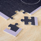 Lunar Harmony Monochrome Art Jigsaw Puzzle ジグソーパズル (側面)