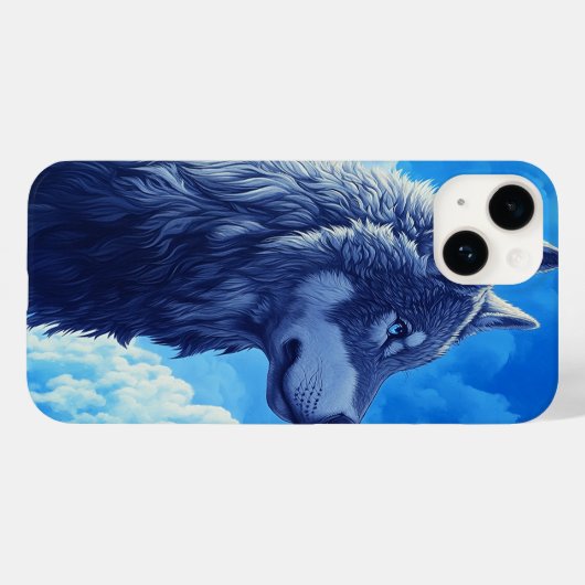 🐺 Lunar Howl iPhone Case Case-Mate iPhoneケース (裏面 (横))