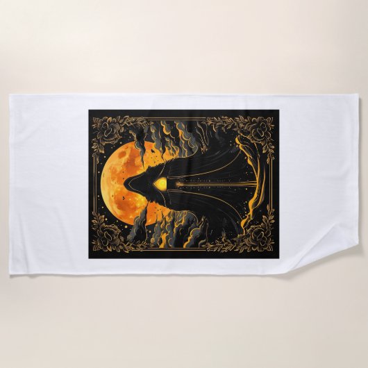 Lunar Keeper ビーチタオル (正面)