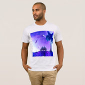 - Lunar Mirage – Palestinian Digital Art T‑Shirt Tシャツ (正面フル)