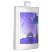 Lunar Mirage – Surreal Palestinian Digital Art Cla フラスク (右)