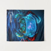 Lunar Nebula Cancer Wall Tapestry タペストリー (正面(横))