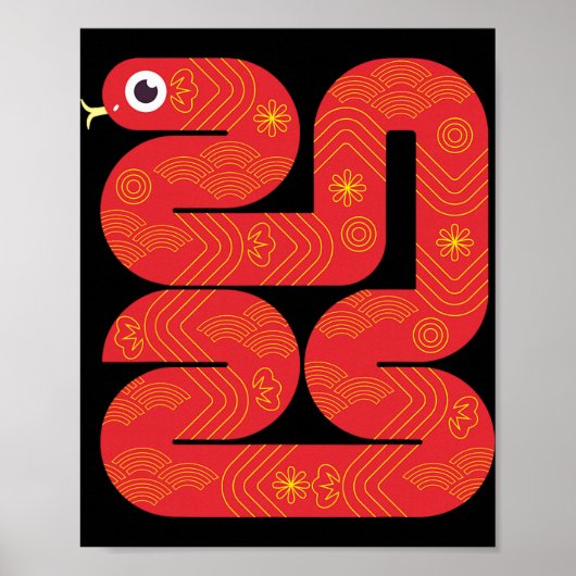 Lunar New Year 2025 - Year Of The Snake  ポスター (正面)