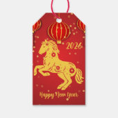 Lunar New Year 2026 | Year of the Horse ギフトタグ (正面)
