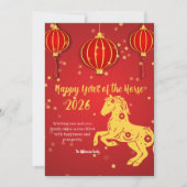 Lunar New Year 2026 | Year of the Horse シーズンカード (正面)