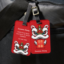 Lunar New Year Lion Dance with Banner