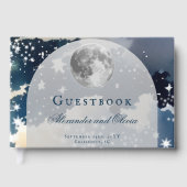 Lunar Night Sky Wedding ゲストブック (正面)