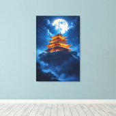 Lunar Palace in the Celestial Mountains キャンバスプリント (インサイチュ (ウッドフロア))