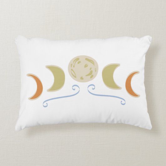Lunar Phases Ramadan  Pillow アクセントクッション (正面)