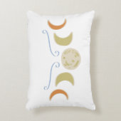 Lunar Phases Ramadan  Pillow アクセントクッション (正面(垂直))