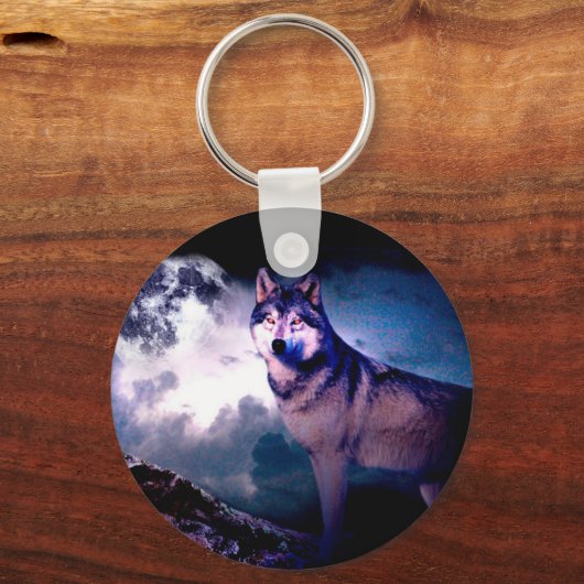 Lunar wolf キーホルダー (正面)