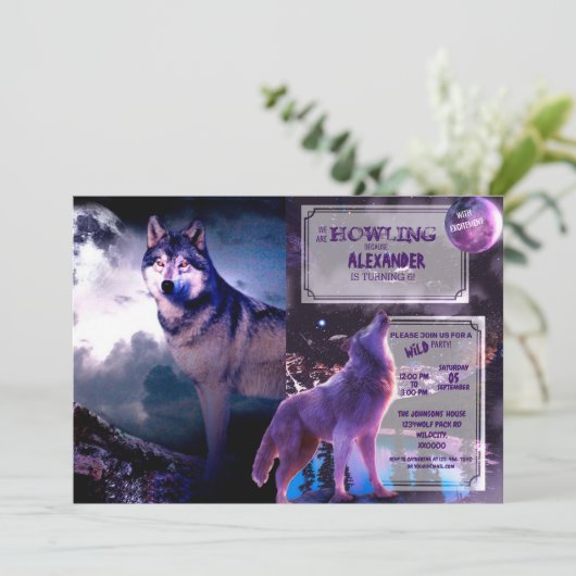 Lunar wolf 招待状 (スタンド正面)