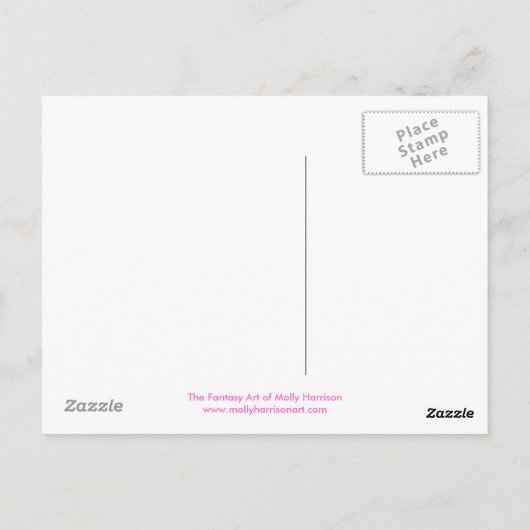 Luna's Dance Fairyはがき ポストカード (裏面)