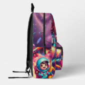 Luna's Galactic Adventure Backpack – 探索宇宙 プリントバックパック (左)