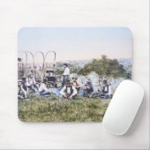 Lunch 1904年のカウボーイ(写真) マウスパッド (マウス)