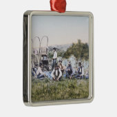Lunch 1904年のカウボーイ(写真) メタルオーナメント (右)