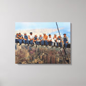 Lunch Atop A Skyscraper 1932 NYC Remastered Color キャンバスプリント (正面)