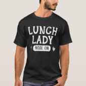 Lunch Boss Cafeteria Worker Lady Cook Lunch Lady M Tシャツ (正面)