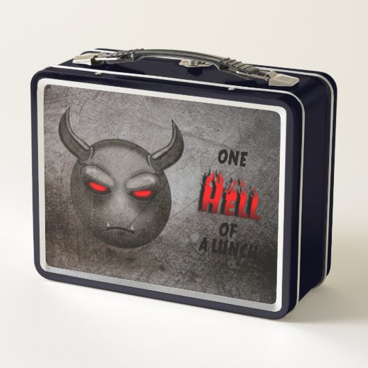 Lunch Box Devilmoji Vintage メタルランチボックス (裏面)