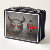 Lunch Box Devilmoji Vintage メタルランチボックス (正面)