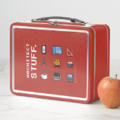 Lunch box en métal Architect Stuff メタルランチボックス (インサイチュ)