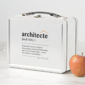 Lunch box en métal Architecte メタルランチボックス (インサイチュ)